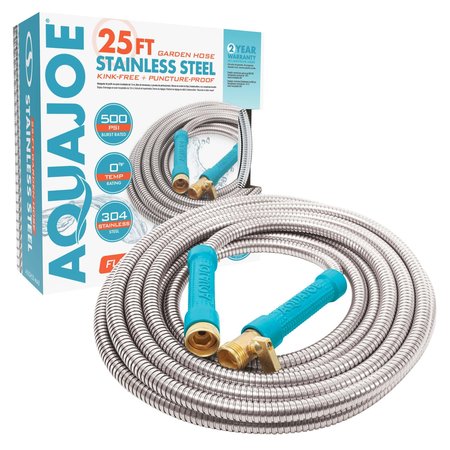 SNOW JOE Aqua Joe HeavyDuty Puncture Proof KinkFree Garden Hose AJSGH25-MAX